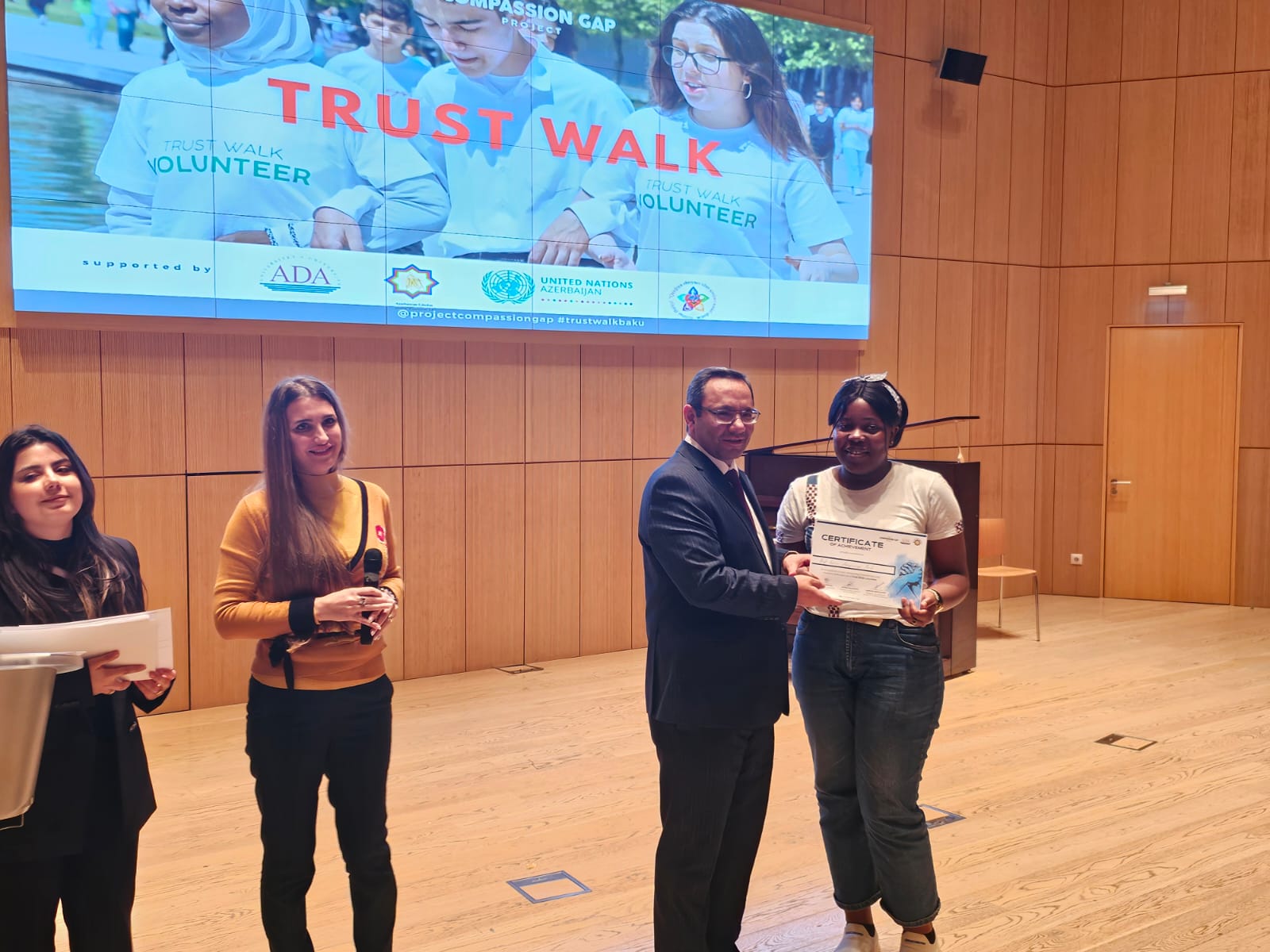 The Azerbaijan Visually Impaired Society together with ADA University held the "March of Confidence" event