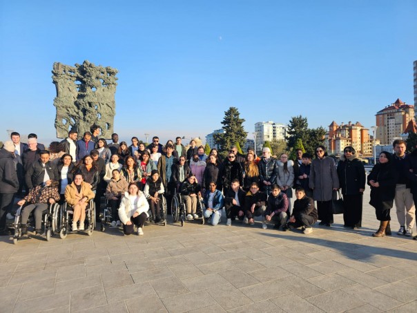 The Azerbaijan Visually Impaired Society together with ADA University held the "March of Confidence" event