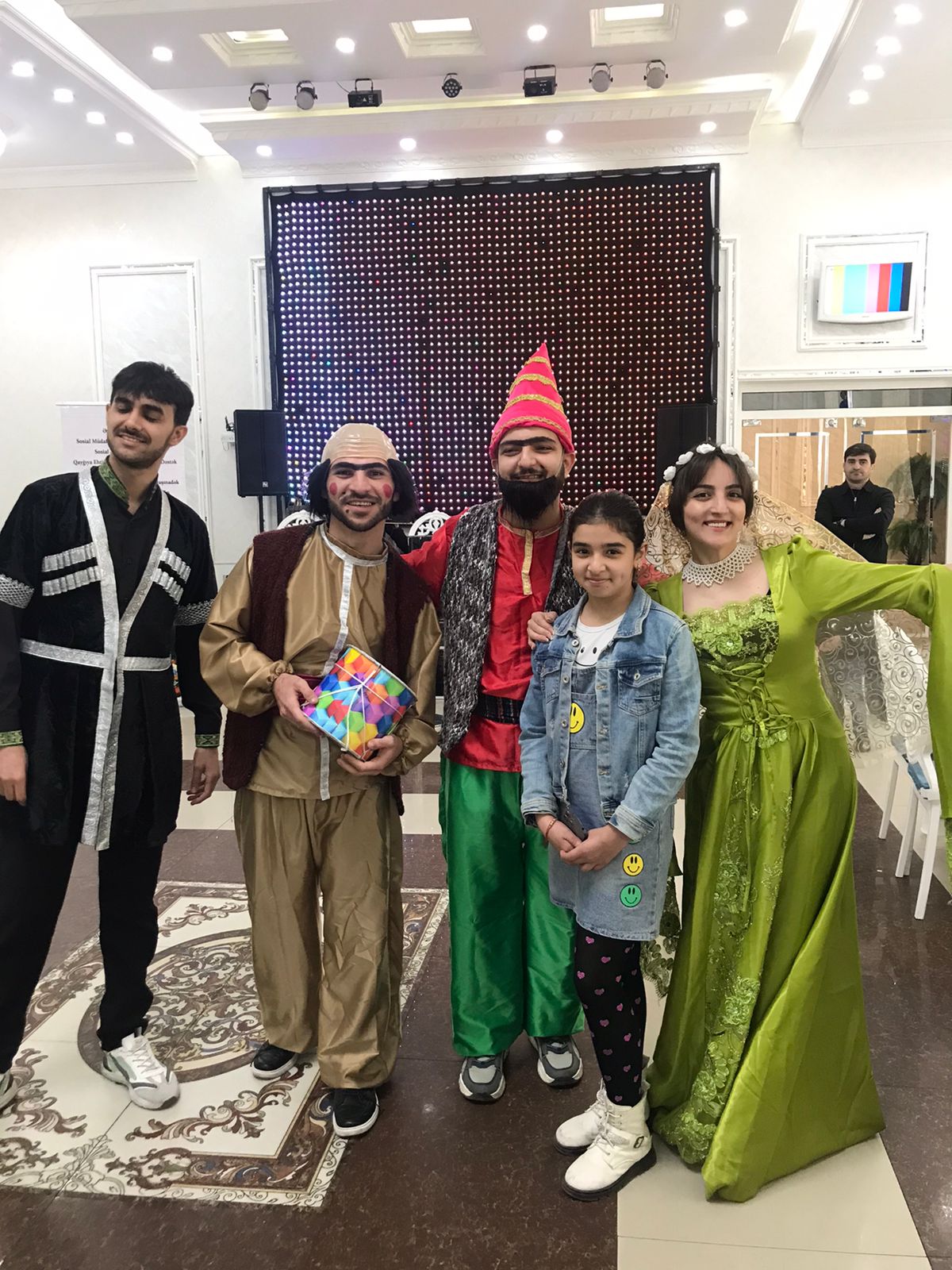 A celebration was organized on January 13 for children with visual impairment and disabilities under the age of 18 living in Sumgayit.