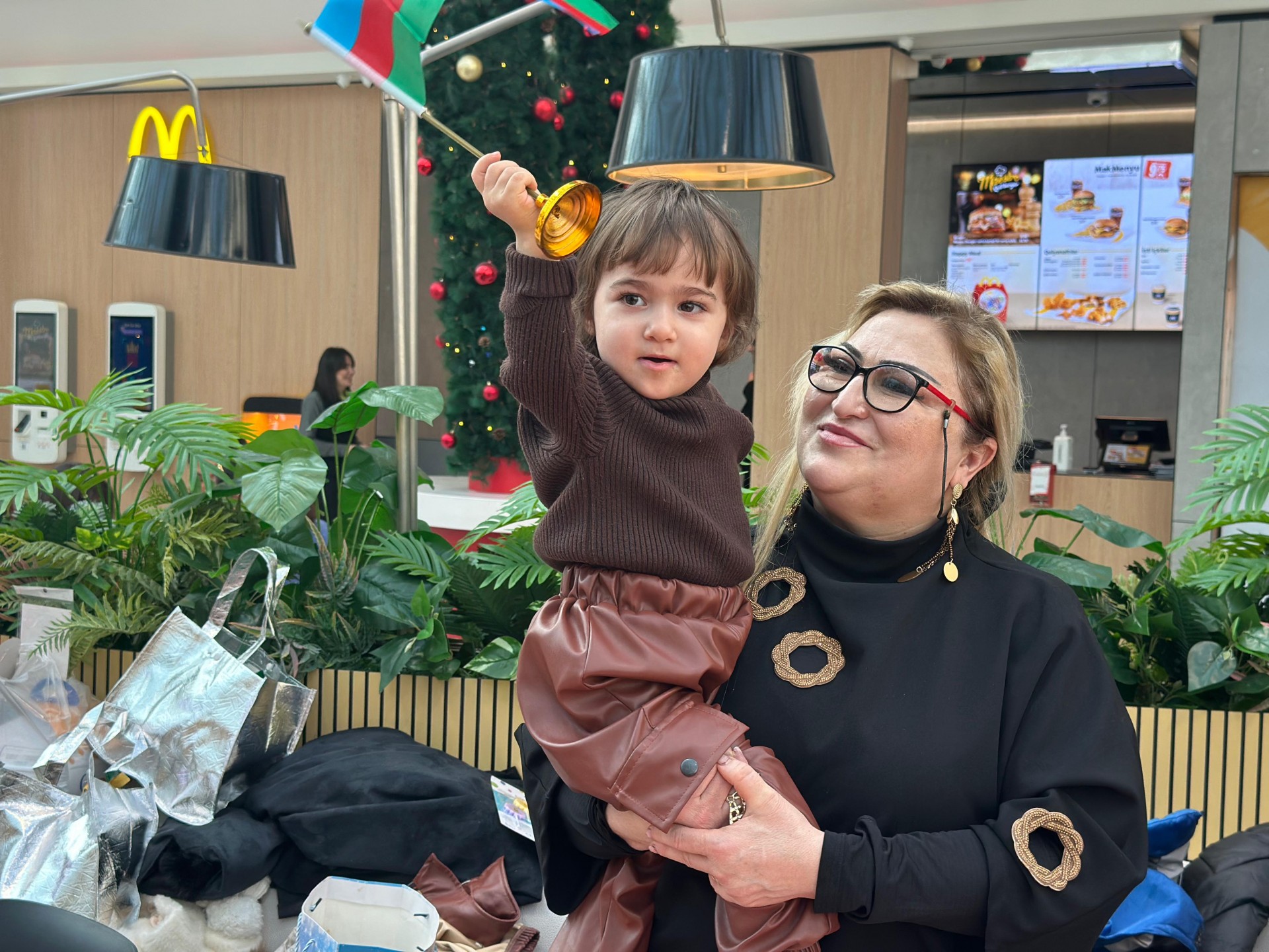 A celebration was organized on January 13 for children with visual impairment and disabilities under the age of 18 living in Sumgayit.