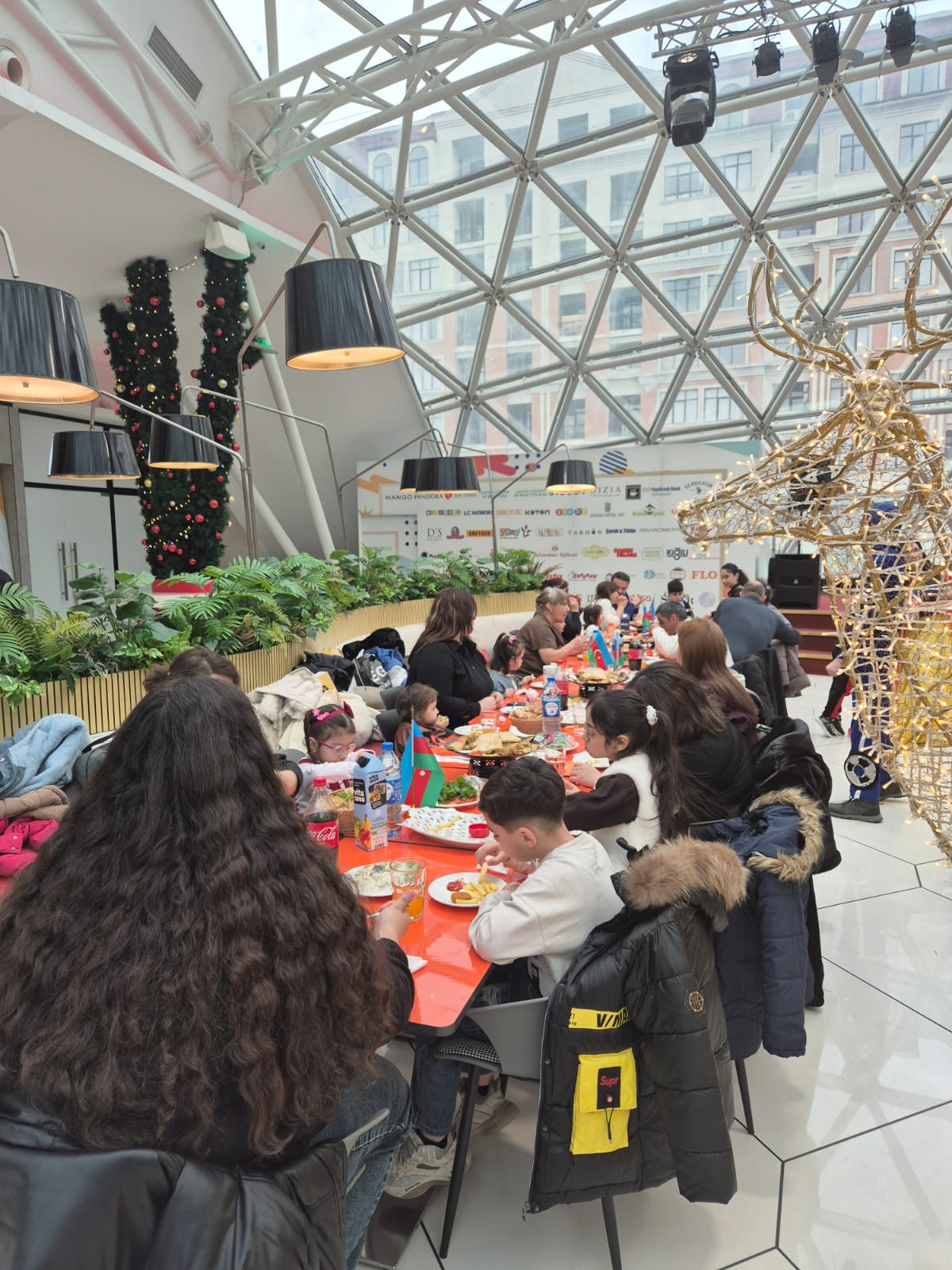 A celebration was organized on January 13 for children with visual impairment and disabilities under the age of 18 living in Sumgayit.