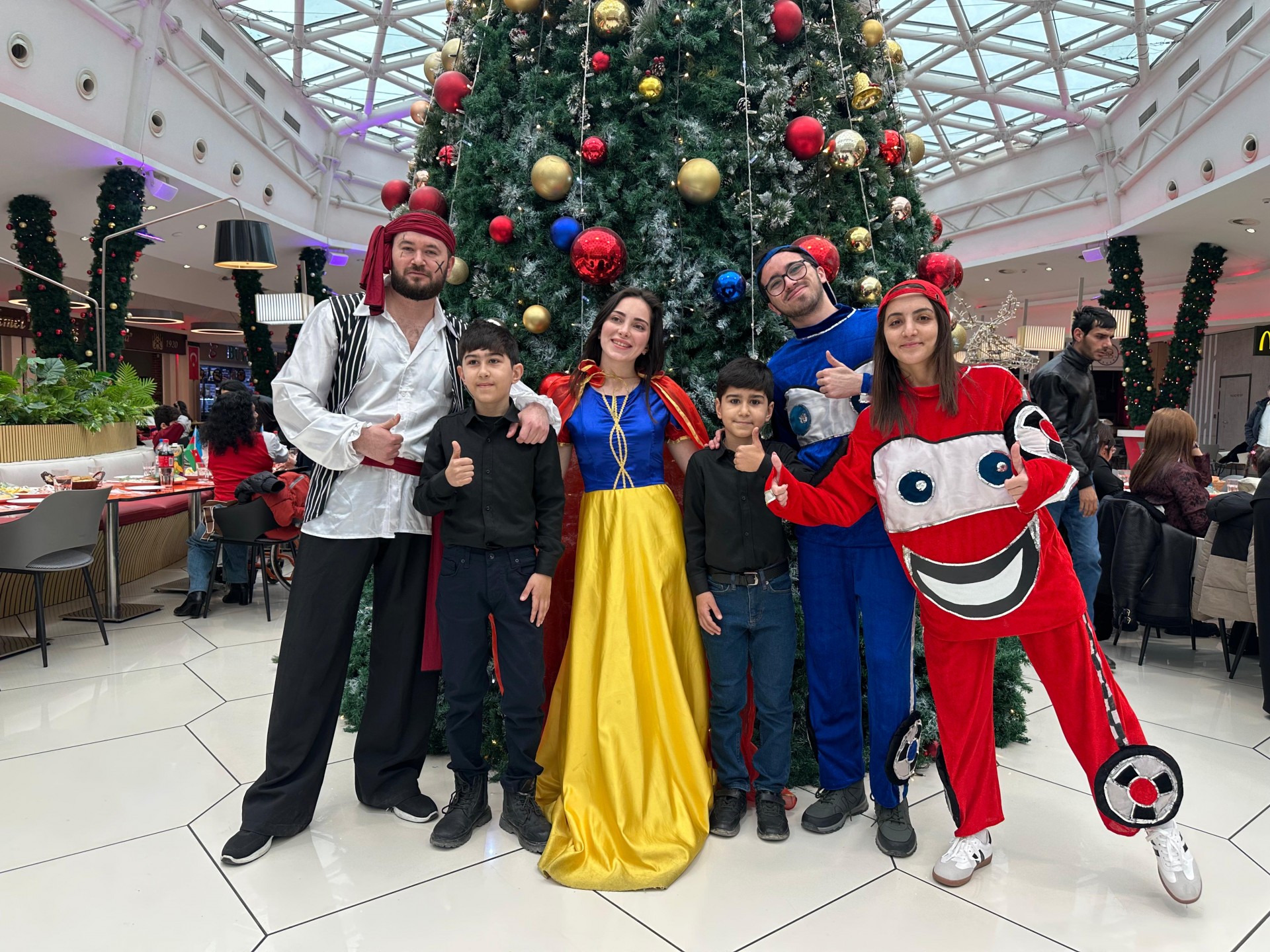 A celebration was organized on January 13 for children with visual impairment and disabilities under the age of 18 living in Sumgayit.