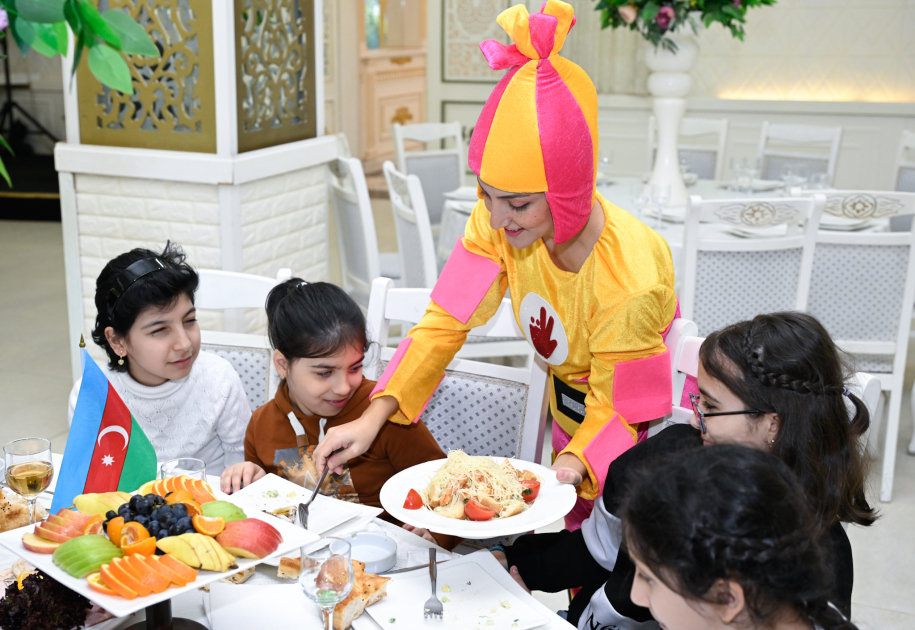On December 24-25, 2024, a New Year's celebration was organized for children under the age of 18 with visual impairments and disabilities living in Baku and Absheron.