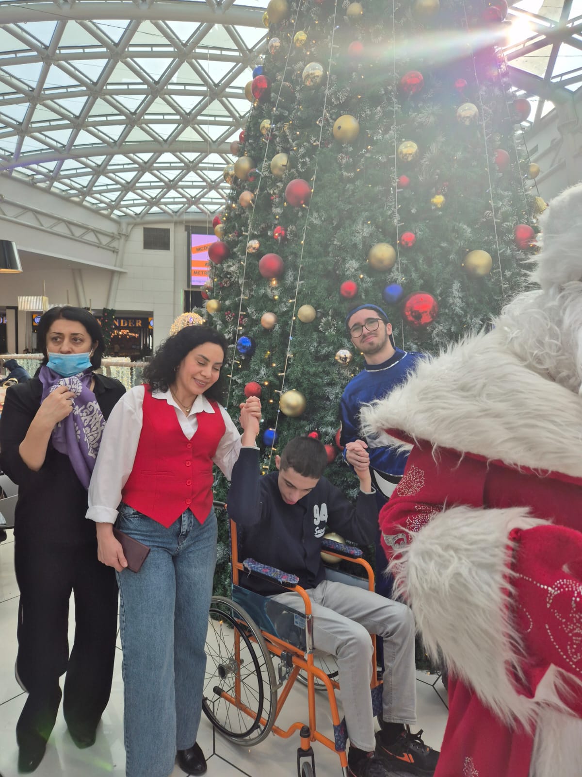 A celebration was organized on January 13 for children with visual impairment and disabilities under the age of 18 living in Sumgayit.