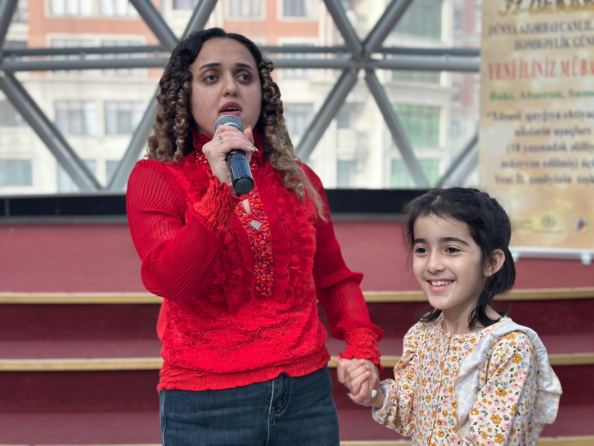 A celebration was organized on January 13 for children with visual impairment and disabilities under the age of 18 living in Sumgayit.