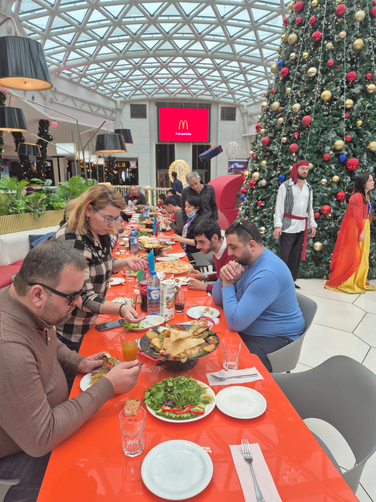 A celebration was organized on January 13 for children with visual impairment and disabilities under the age of 18 living in Sumgayit.